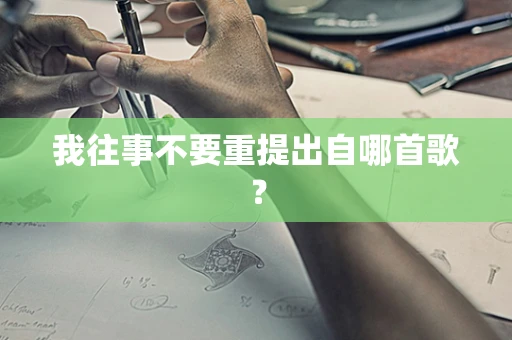 我往事不要重提出自哪首歌？