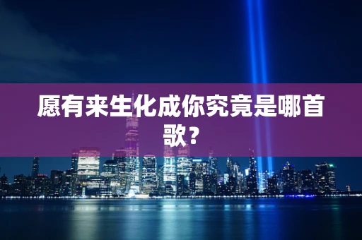 愿有来生化成你究竟是哪首歌？