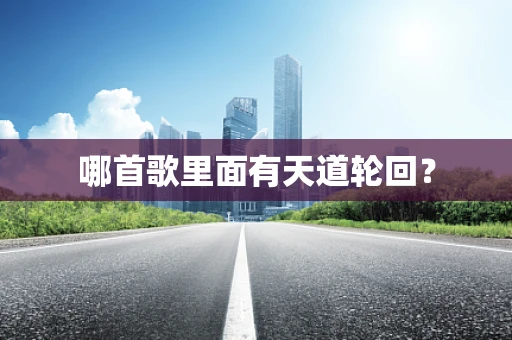 哪首歌里面有天道轮回？