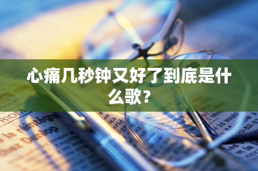 心痛几秒钟又好了到底是什么歌？