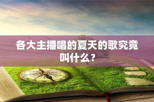 各大主播唱的夏天的歌究竟叫什么？