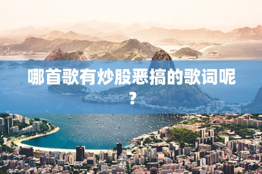 哪首歌有炒股恶搞的歌词呢？