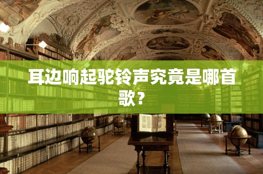 耳边响起驼铃声究竟是哪首歌？