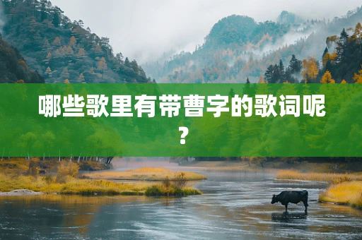 哪些歌里有带曹字的歌词呢？