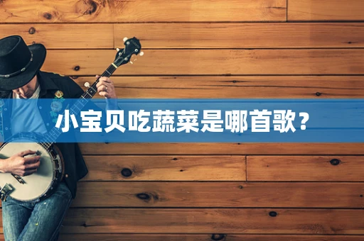 小宝贝吃蔬菜是哪首歌？
