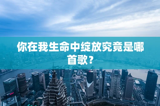 你在我生命中绽放究竟是哪首歌？