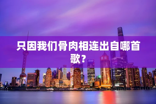 只因我们骨肉相连出自哪首歌？
