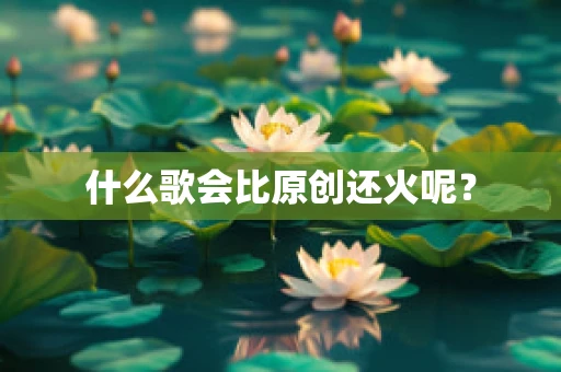 什么歌会比原创还火呢？