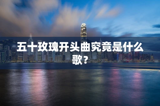 五十玫瑰开头曲究竟是什么歌？