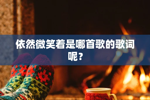 依然微笑着是哪首歌的歌词呢？
