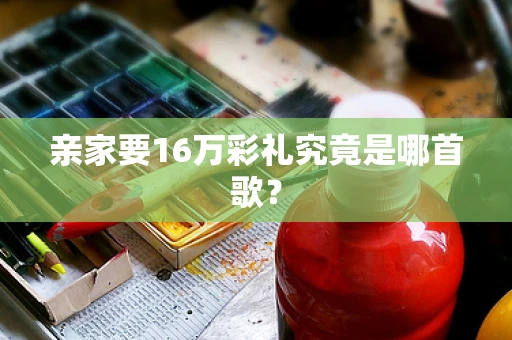亲家要16万彩礼究竟是哪首歌？