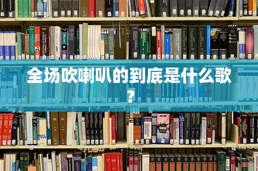 全场吹喇叭的到底是什么歌？