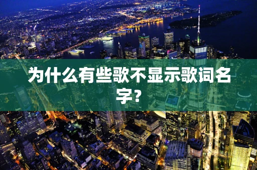 为什么有些歌不显示歌词名字？