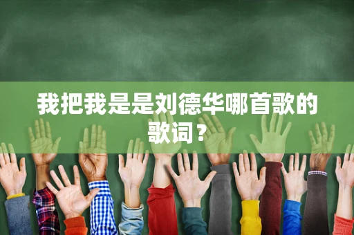 我把我是是刘德华哪首歌的歌词？