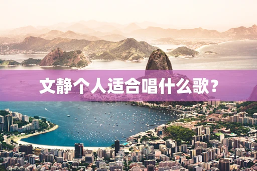 文静个人适合唱什么歌？