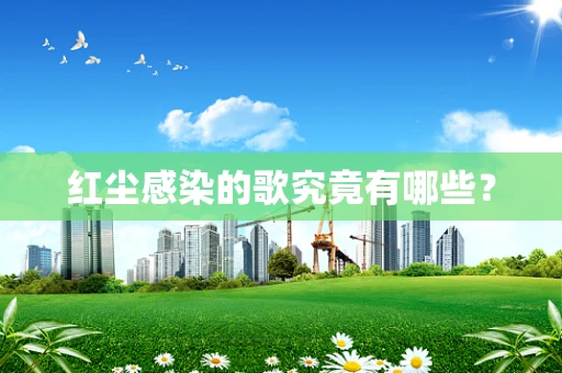 红尘感染的歌究竟有哪些？