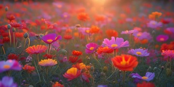 绚烂的花散放着什么歌？