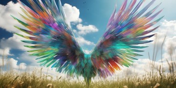 展开翅膀高飞出自哪首歌？