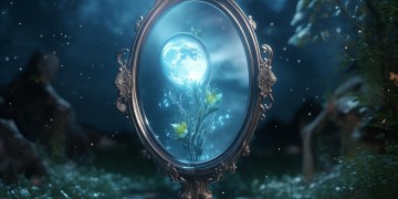 捞月镜中花出自什么歌？